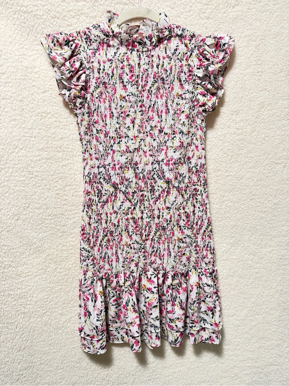 french connection pink floral dress York Satin Pink Floral Print Mini Dress Pink Icing
